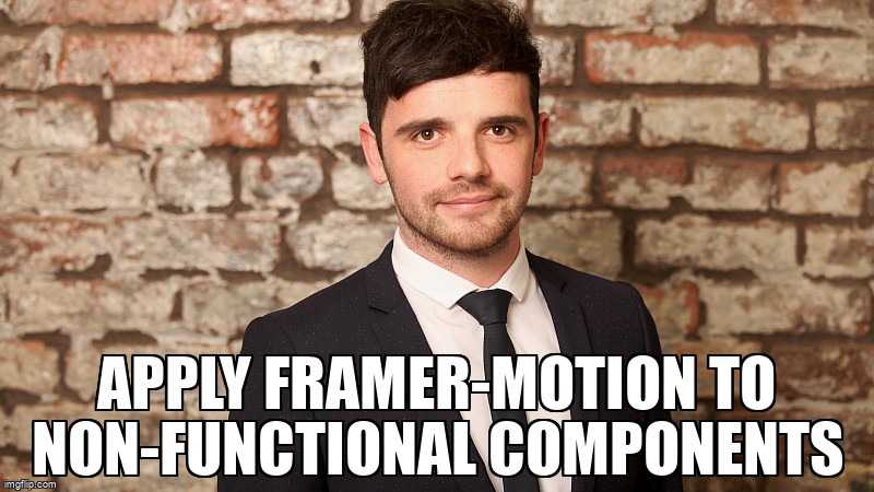 overflow_meme's tweet image. Apply framer-motion to non-functional components stackoverflow.com/questions/6765… #reactjs #framermotion #pagetransition