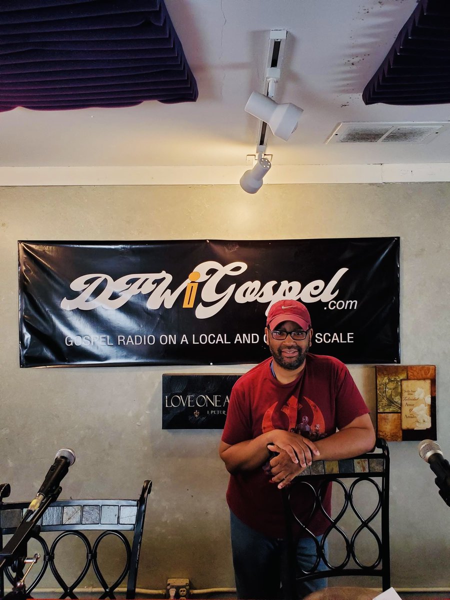 DFWiGospel's tweet photo. Join me for “The Gospel Cafe,”Saturdays 11am to noon Central time. #dfwigospel #dfwigospelradio #gospel #rádio #radioshow #dfw #thegospelcafe https://t.co/o2u83ST33f