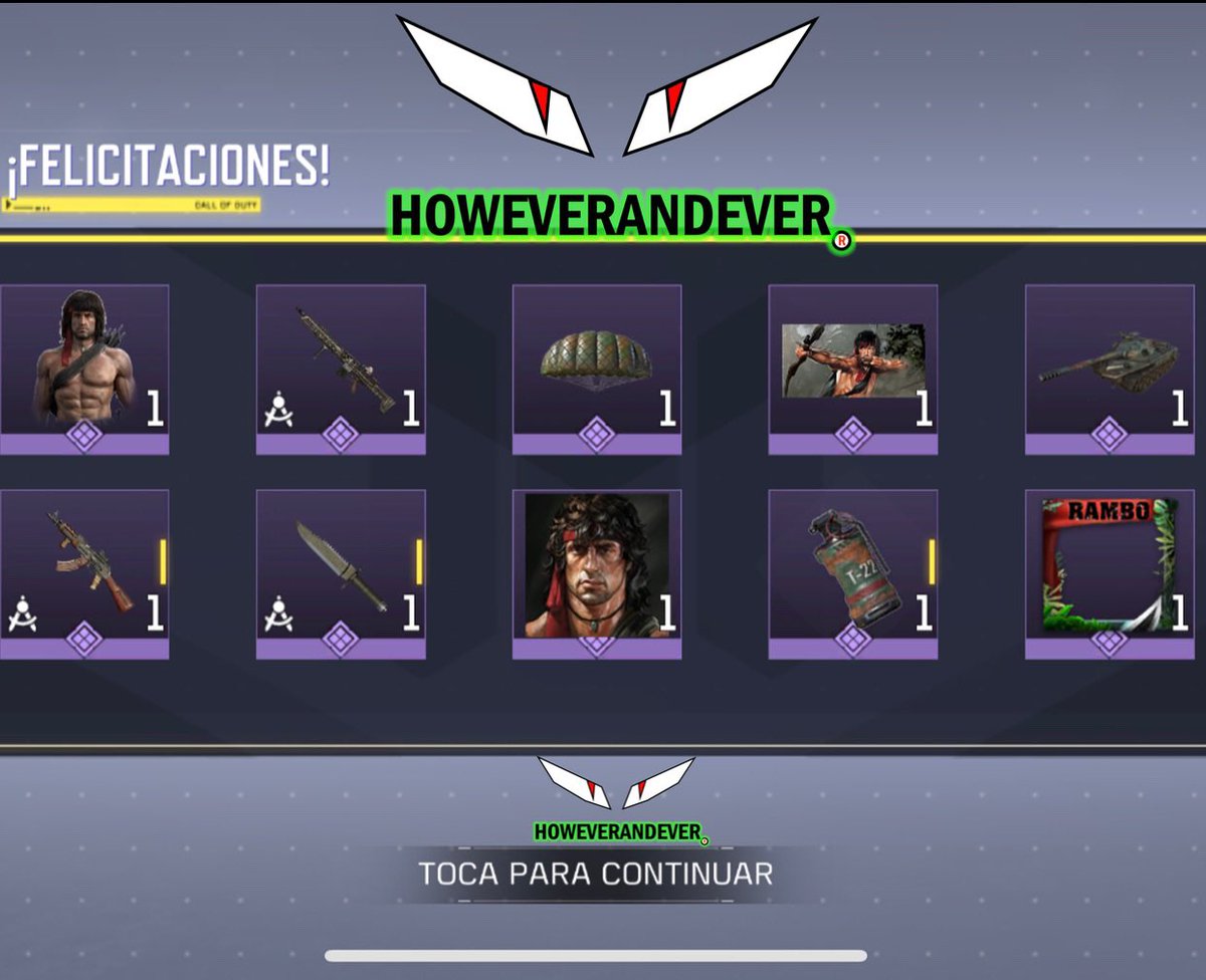 Howeverandever's tweet photo. TENEMOS YA LA SKIN DE RAMBO EN CALL OF DUTY MOBILE!!!! ESTA BIEN CHIVO VOS!!!!
#rambo #callofdutyskin #callofdutymobile #gamers #youtuber #howeverandever #influencer #callofduty #videogames #online #followme #socialmedia #world #people #internet #likeforlikes https://t.co/QYY8IPUmpz