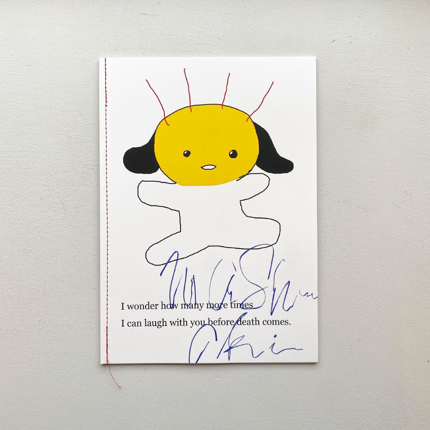 Uzivatel Utrecht Now Idea Na Twitteru イラストレーター沖真秀の同名個展に併せて制作された ある存在 を題材に自身の精神世界を創り上げたという本作 いびつな線の無邪気なキャラクター に添えられた散文詩のようなマザーグースのようなリズミカルな言葉が まるで