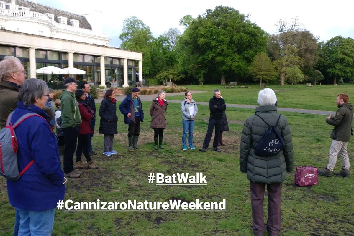 Big thank you to Elliot <a href="/CitizenZoo/">Citizen Zoo</a> and <a href="/CannizaroPark/">Cannizaro Park</a> for a great #batwalk as part of Cannizaro Nature Weekend! Fun and very informative. Final day of activities tomorrow!