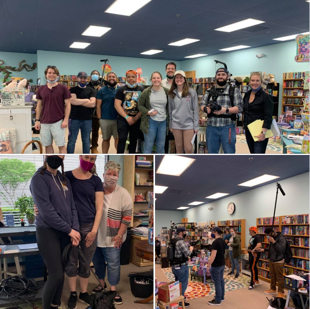 ExceptionalSDs's tweet photo. We were thrilled to be filming last week with the Sacred Heart University Film Television Masters program. We can’t wait to share the end product with everyone. Thank you to the film crew, Turning the Page bookstore, and our exceptional volunteers for making this happen. #FTMASHU https://t.co/UZMcwBvRf3
