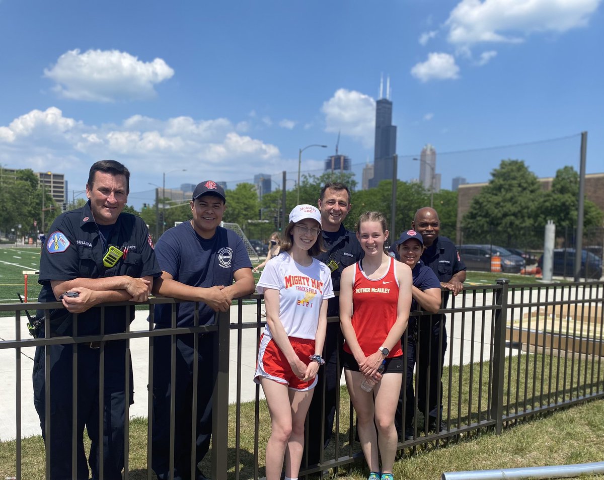 MacTrackAttack's tweet image. We had some special fans come and cheer on our Mighty Macs today!