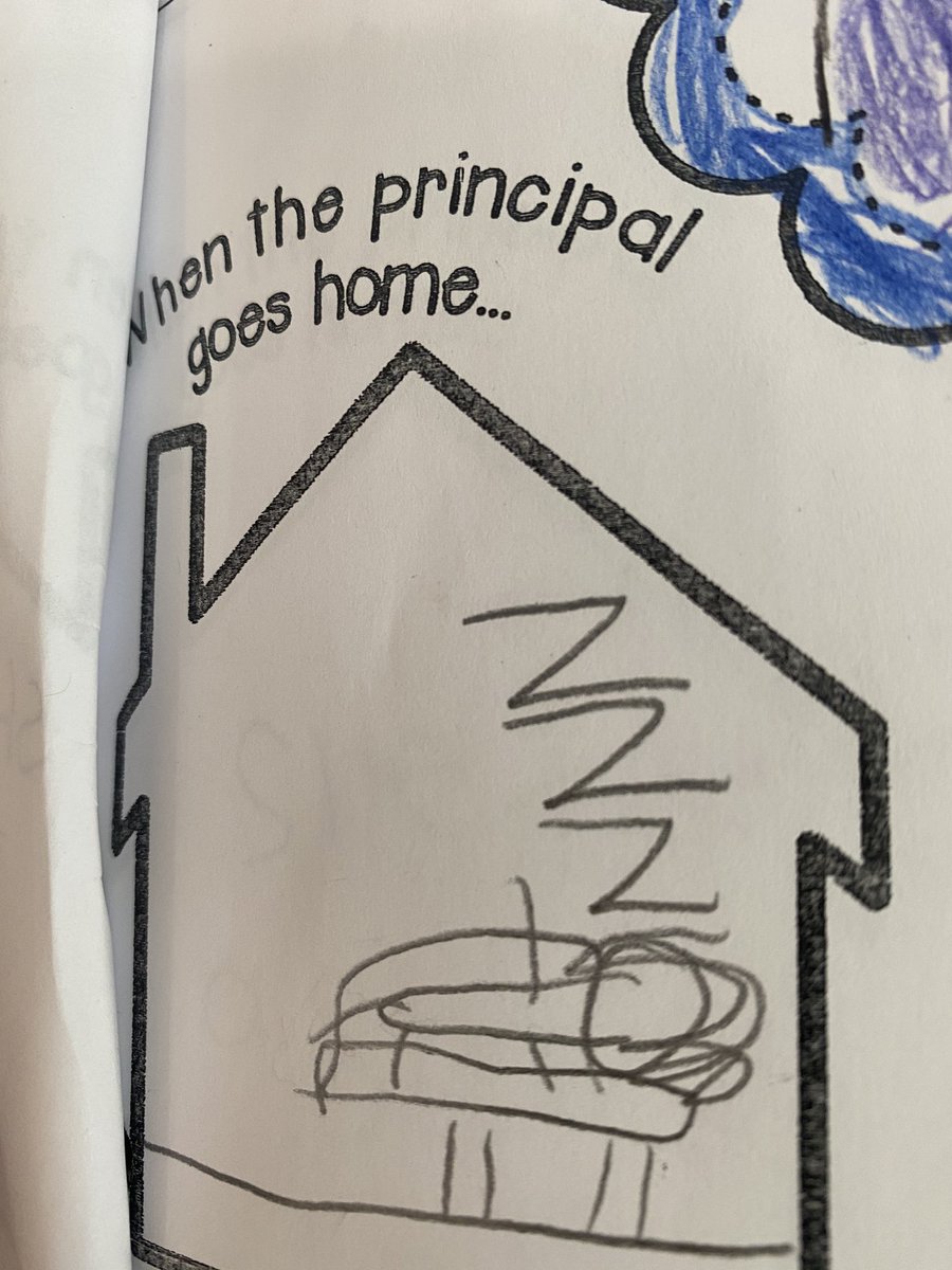 afaulkner11's tweet photo. If you want to know what the principal does all day, ask the children! Our wildcats are so observant and seem to know quite a bit about principal life, especially the nap part 😂 https://t.co/HOIQB88lXl
