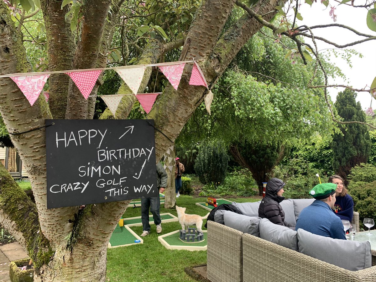 Some real golf at <a href="/SheringhamGolf/">Sheringham Golf Club</a> followed by some Crazy Golf in the garden. Great way to start the birthday celebrations… 1 more day of my 20’s to go 😅