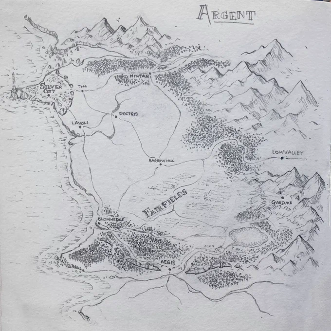 More maps of my world building.
I got a sketchbook I'm dedicating to this particular setting. 