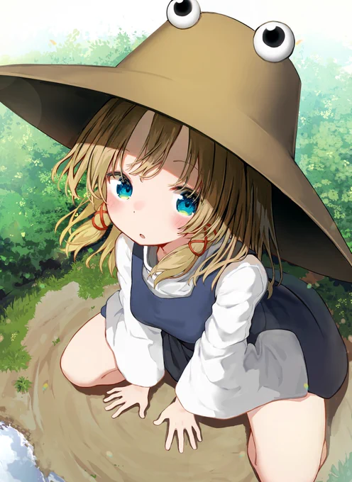カエル座り諏訪子様 【1/2】
↓差分有 