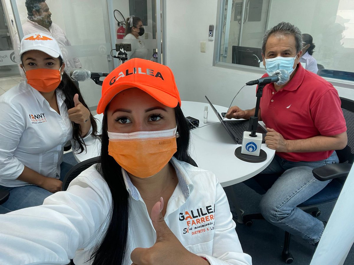 fannyvargasv's tweet photo. Gracias a nuestro amigo @gilberto Quezada por la invitación y el espacio a su programa en radio fórmula. 
Galilea Farrera #Distrito6Local
#Distrito12Local https://t.co/RTcvzPkdkB