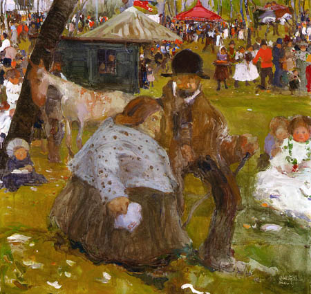 ludka142's tweet photo. Witold #Wojtkiewicz  (1879 - 1909)

Zielone Świątki koło Krakowa | 1906, olej, tempera na płótnie, 96,4 x 100,4 cm, Detroit Institute of Arts
#polishart  #WitoldWojtkiewicz https://t.co/Qhgca7M3Um