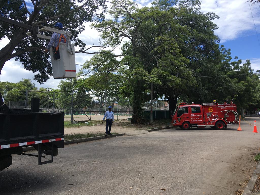 AlcElEspinal's tweet photo. que se encontraba en riesgo de caída sobre una vivienda.
Agradecemos la colaboración de todos, para evitar este posible acontecimiento.
#DecisiónyFirmeza
#ConsstruyendoElEspinal https://t.co/MbSft2Sw9W