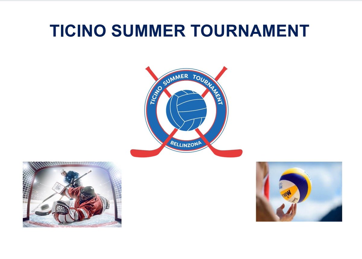 Vikingsgroup's tweet photo. Ticino Summer Tournament 2021
Prima edizione

Carissimi, 
Spero stiate tutti bene, sta essendo un periodo quantomeno particolare...

⚠️ SONO UFFICIALMENTE APERTE LE ISCRIZIONI AL TICINO SUMMER TOURNAMENT - Torneo di Hockey su ghiaccio e Beach Volley che organizziamo J.Gobbi ed io https://t.co/zOjweBmyR9