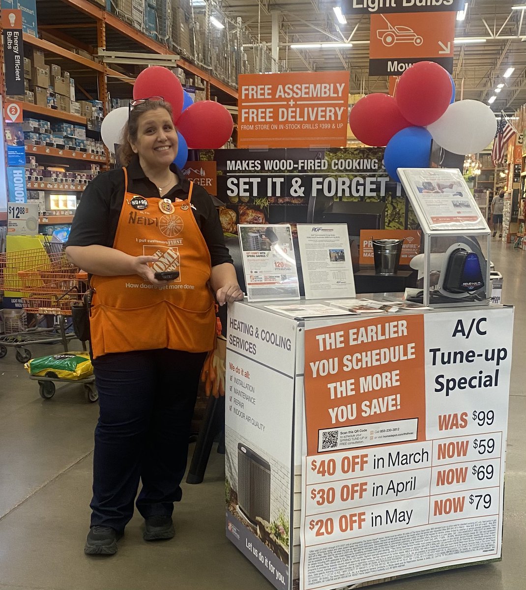 Thank you <a href="/heidiwestbrook1/">Heidi Faircloth</a> for helping drive our weekend HVAC event! 🔥🔥HOT Leads 🔥🔥 = ❄️❄️COOL Sales❄️❄️ is an understatement! Your lead sold today for $40k!!! Keep driving the pipeline for D26! #badger949 <a href="/Jas110882/">Jeff sparks</a> <a href="/Penn_DSM/">Judy Penn</a> <a href="/CarpenterTrina1/">Trina Carpenter 🐾</a>