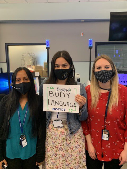 Peel Beyond The Blue.   Notice-Listen-Connect 
<a href="/peelbtb/">@PeelBTB</a> <a href="/canadabtb/">Canada Beyond The Blue</a>  <a href="/PeelPolice/">Peel Regional Police</a>                           Communications members. The heart of frontline policing. 💚.