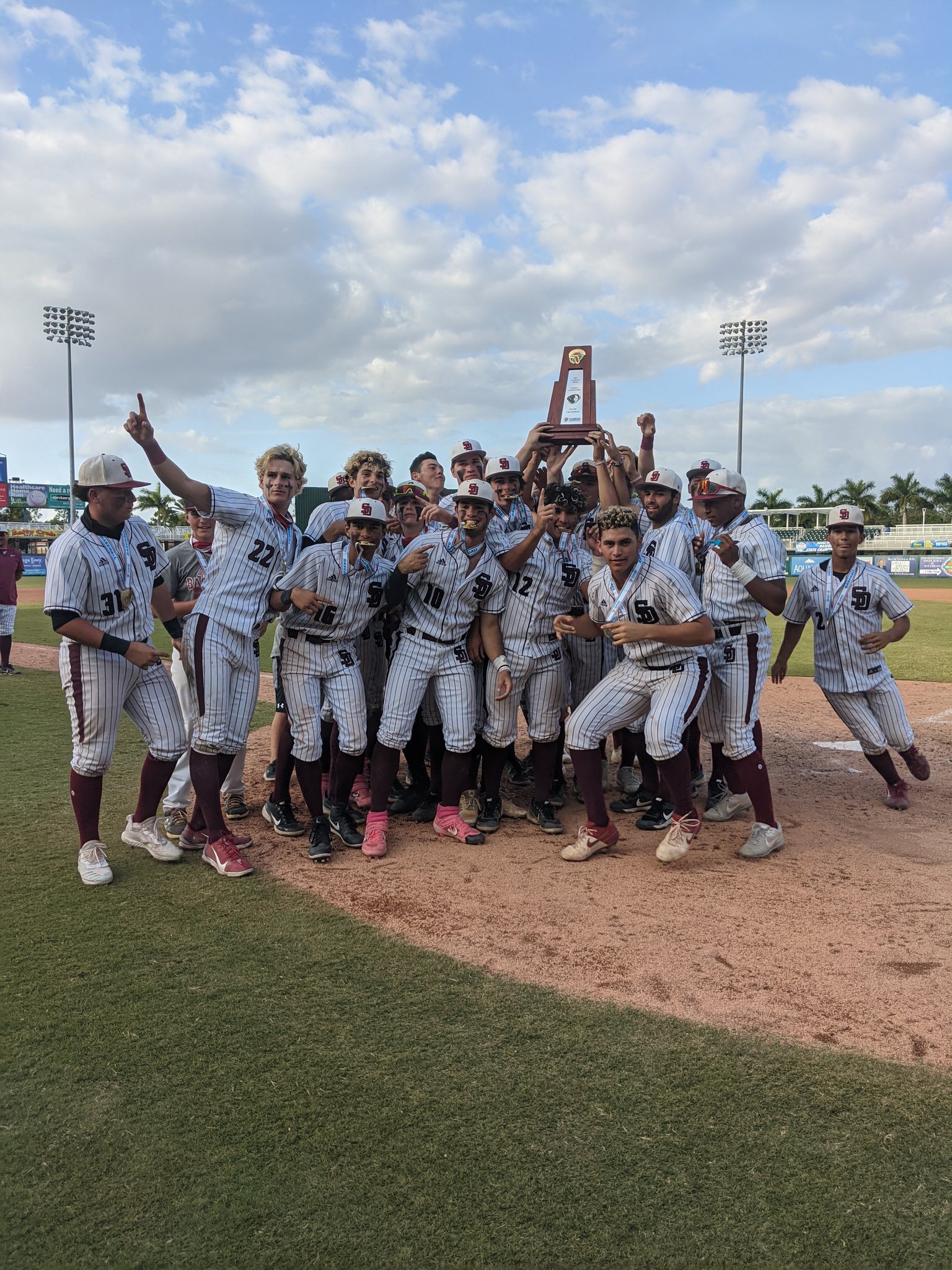 FHSAA on Twitter "Congratulations to SDEagleBaseball for winning the