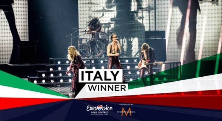 #Eurovision vincono i Maneskin! Tutta l’Italia vince con loro! #escita #Escita2021 <a href="/thisismaneskin/">MåneskinOfficial</a>