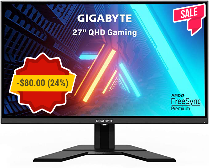 [Monitor] Gigabyte G27Q on Amazon- 144hz 1440p IPS 27"- $250
🔥amazon.com/Gigabyte-Monit…

#PC #PCBuild #PCGaming #PCMasterRace #PCDeals
