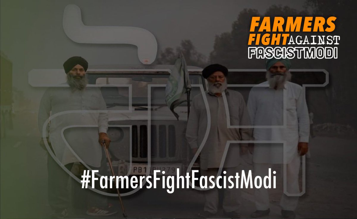 RT @mnprtsandhu34: Today's hashtag is :-

#FarmersFightFascistModi

Tweet | Retweet | Share https://t.co/PEYAanmwdD