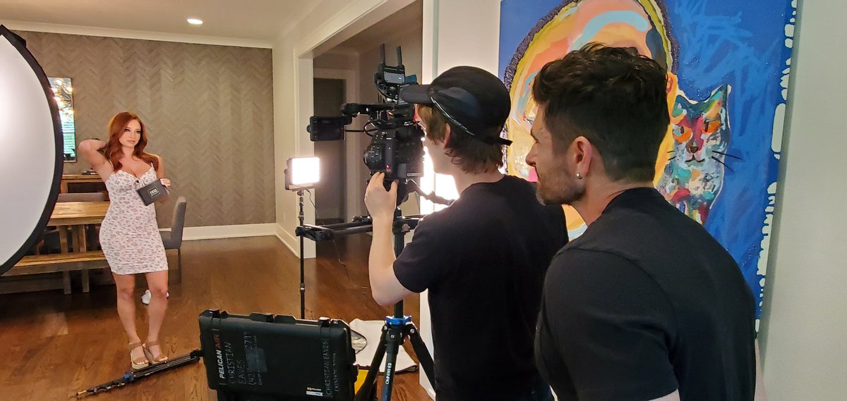 Filmed yesterday again with my business partner &amp; creative genius #AlphaM Aaron Marion.   #TiegeHanley is on fire!