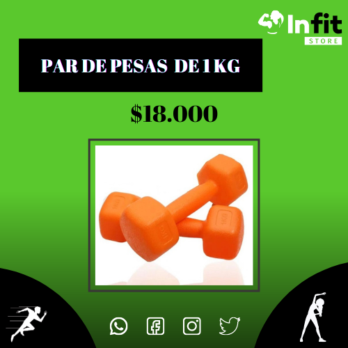 InfitStore's tweet photo. VENTA: Par pesas 1 kg.$18.000. 📲+56968286148.
#Antofagasta #antofacity #CALAMA #Mejillones #Taltal #Tocopilla #fitness #fitgirl #fitnessmotivation #Deportes #deportesalud #deportivo #deporteseguro #sport #yogalife #pilateschile  #vidasana #saludybelleza #sabado  #chile #santiago https://t.co/Wjq2j36X9j