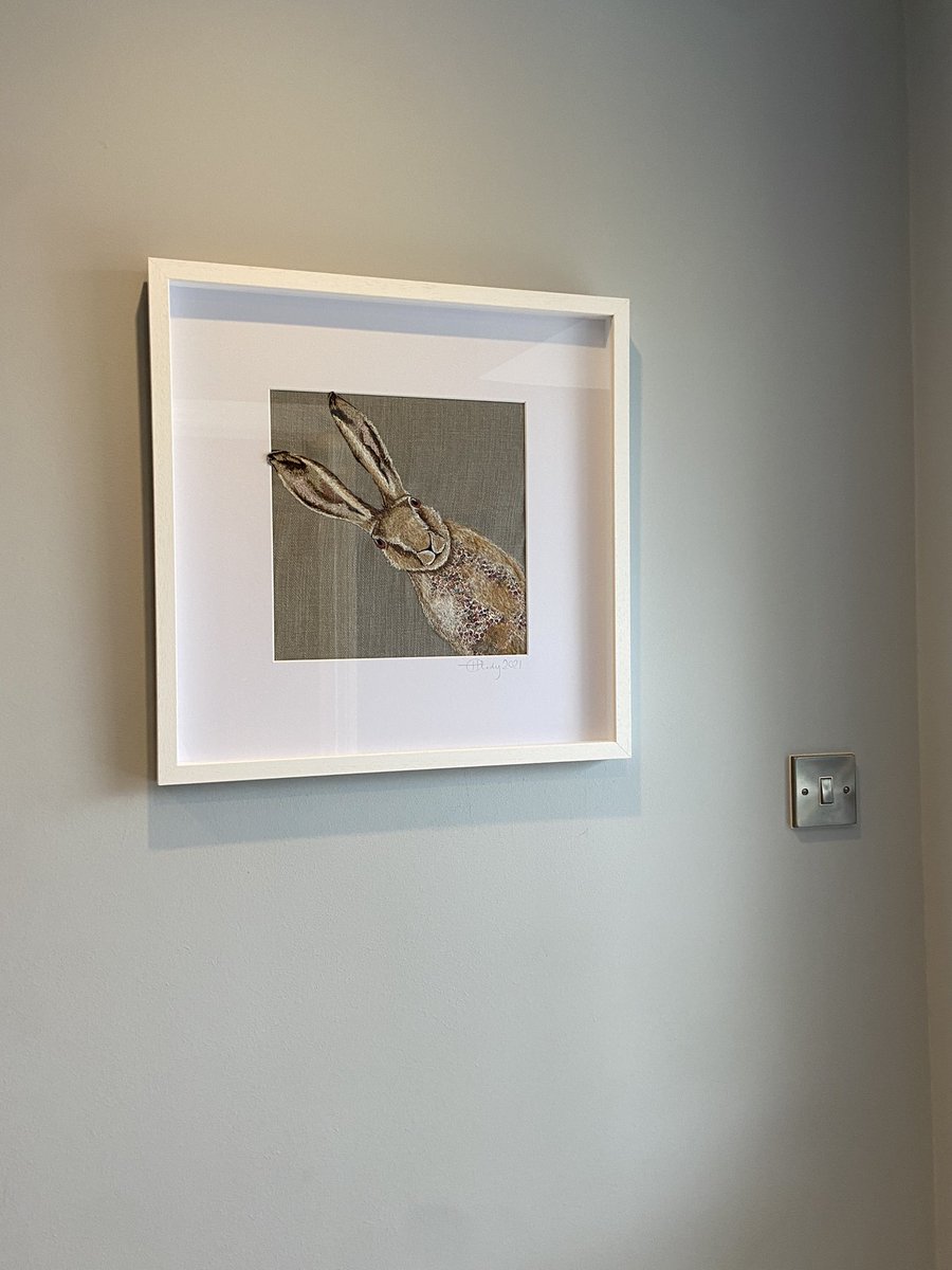 HelenHardy1's tweet photo. Looks lovely on the wall. Just finished and framed. https://t.co/WmoOuxpmso