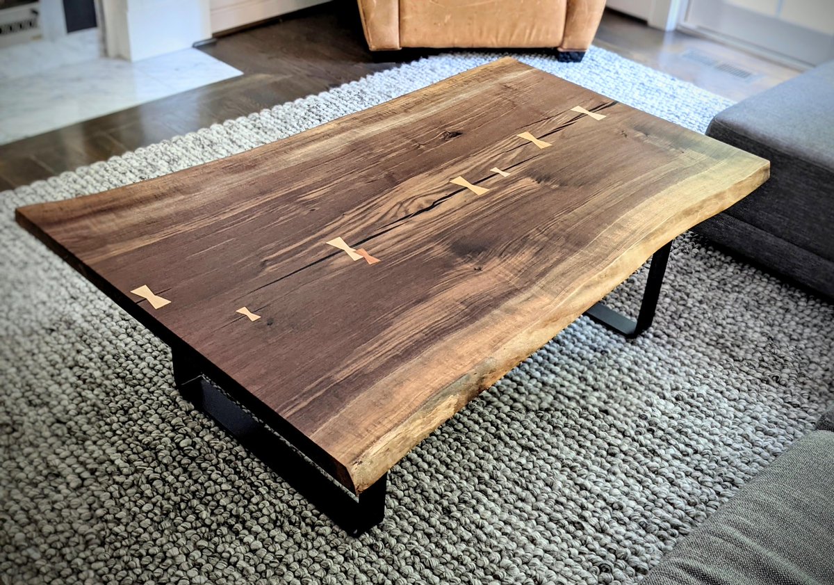 Finished the coffee table I am so 😊