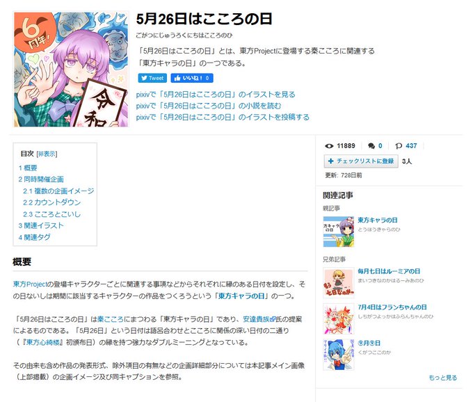 東方キャラの日のtwitterイラスト検索結果