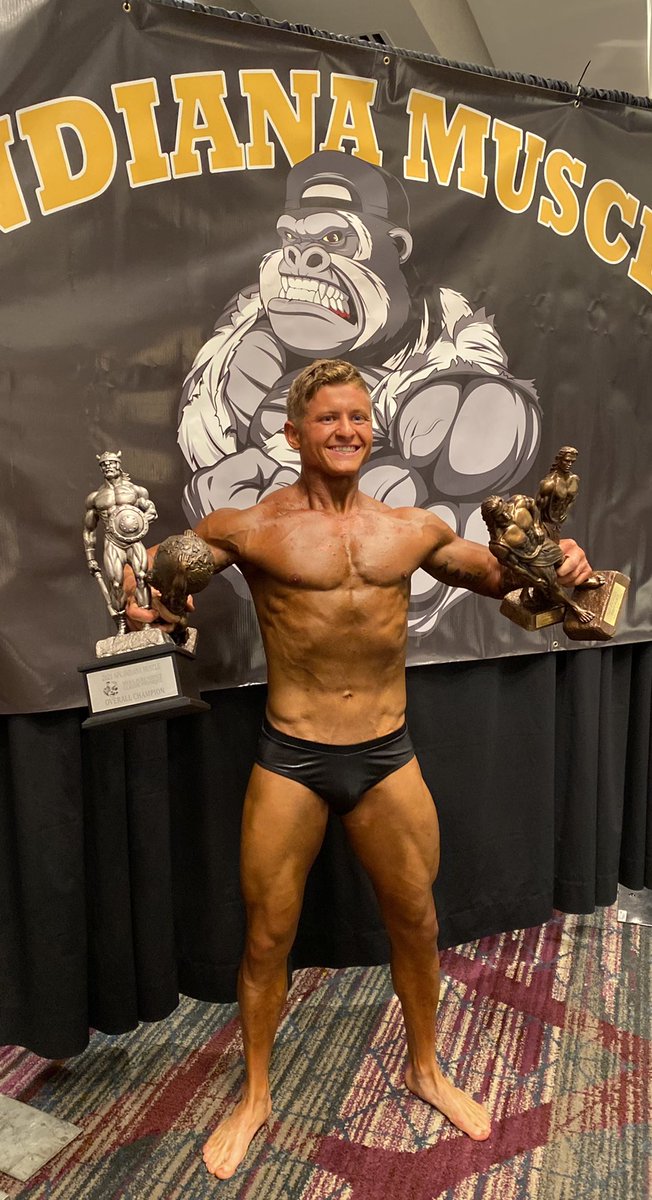 amazingmet2003's tweet photo. #indianamuscle SO PROUD OF OUR SON!!! Congratulations DAMON WING on THREE FIRST PLACE TROPHIES AND THIRD PLACE!!! You KILLED IT TODAY!!!! #mommasboy #nitrostrong 
@mickeywing13 https://t.co/zZ4ffbw75L