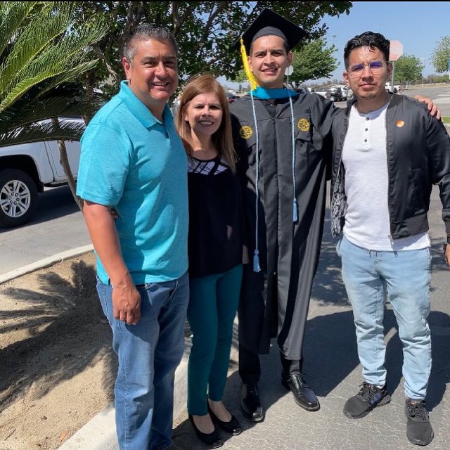 We are so proud of our son Eric who earned his Master’s in Public Administration from CSUB. We love you! 💛💙 #CSUB2021