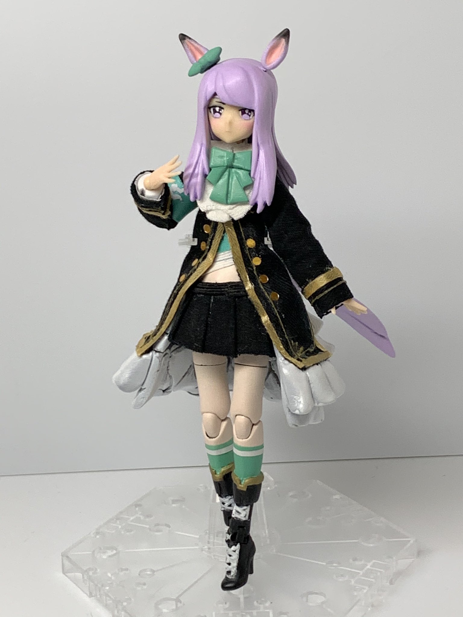 1610 ウマ娘 ウマ娘造形部 歩んで参りましょう 宿志への道を Faガール改造 エレガンス ライン メジロマックイーン育成完了ですわ 普段は主にガンプラの改造を好んでやってますがウマ娘の可動フィギュア 特にマックイーンが欲しくて挑戦してみました