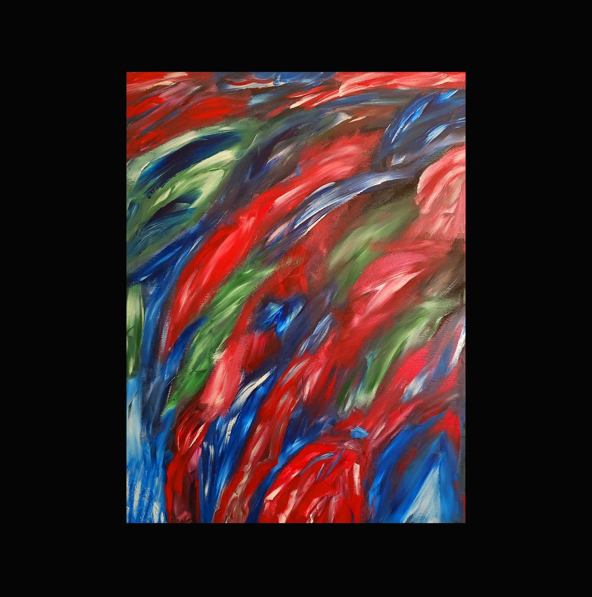 FacesOfKenOliva's tweet photo. 🎨#Saturday #BrushStrokes🖌
🟦🟥🟩
~ "#SCATTERED #RAINBOW"
~ 24" x 18"
~⬛Black Canvas
#FoKO #masKOts #ShareART @LaurelLHolloman #laurelholloman @artsrow @artspace @artfinder @artplode @art_aperture #ThePerfectGiftColoradoArtisans #aborgata @ColoradoMills https://t.co/m79F2v3Kka https://t.co/aoyh3mbC5g