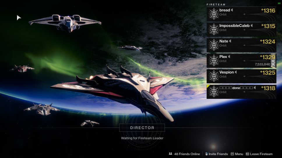 Huge Congratulations to Orbit Team 1 (Floppa republic) on their Day 1 challenge mode clear in Vault of Glass! Bravo 👏