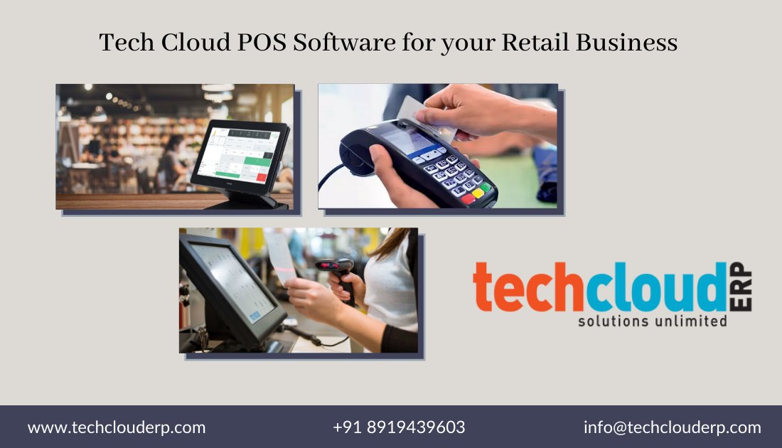 TechCloudERP's tweet photo. #TechCloudPOS is designed with abundant functionalities which made it as the #bestPOSsoftware for retail stores. Its user-friendly interface can be used by both touch screen &amp; keypad. It has advanced synchronization capabilities that are further supported by its #ERPintegration. https://t.co/RbhW1nlS1x
