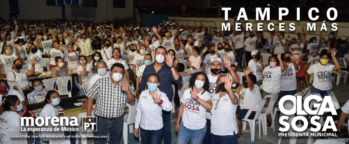 olgapsosa's tweet photo. Apostamos a organizarnos y construir un movimiento transformador, donde todos tengan voz y espacio, con #Morena habrá tranquilidad y bienestar, paz y oportunidades.

#TampicoMerecesMas https://t.co/LMPWGQwjqB