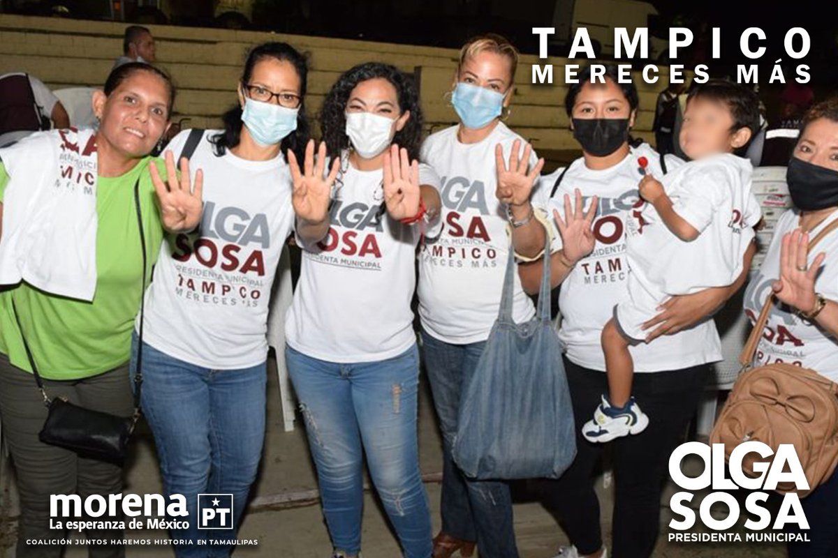 olgapsosa's tweet photo. Apostamos a organizarnos y construir un movimiento transformador, donde todos tengan voz y espacio, con #Morena habrá tranquilidad y bienestar, paz y oportunidades.

#TampicoMerecesMas https://t.co/LMPWGQwjqB