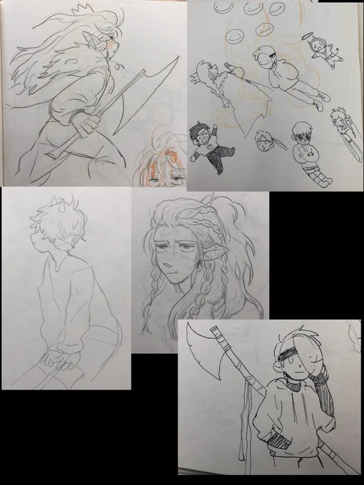 some random doodles i did months ago 