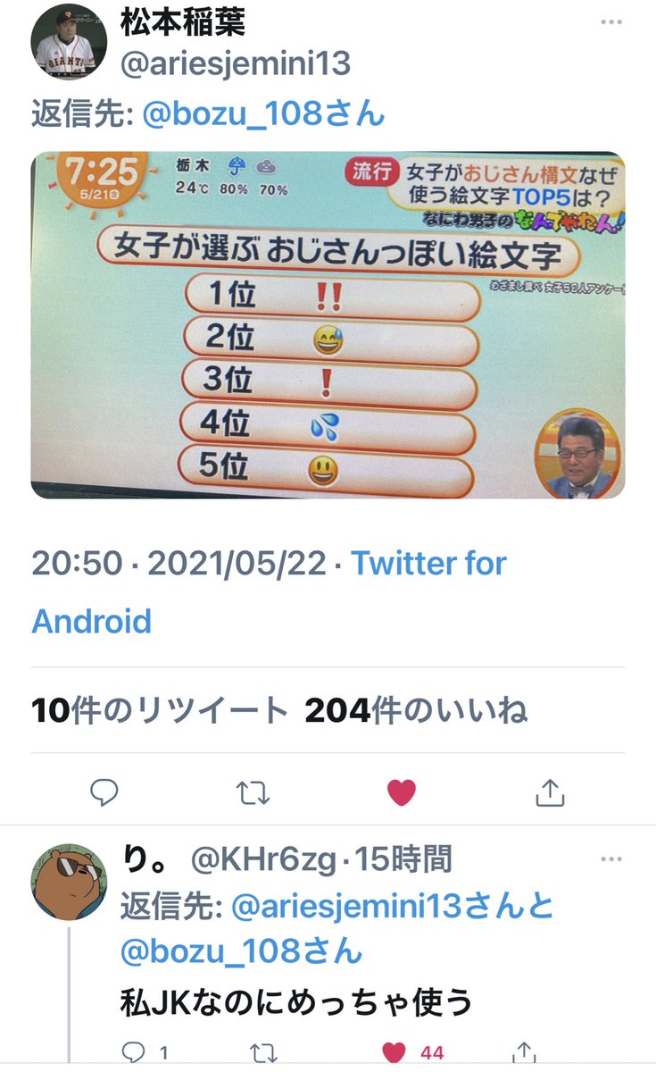 坊主 この絵文字使ったらおじさん確定ってやつ 最優秀賞 金賞 入選