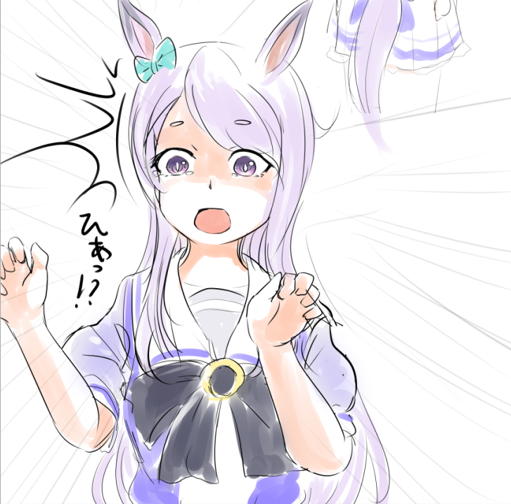 ゴルシとマックイーンが戯れてるだけ。
 #ウマ娘 