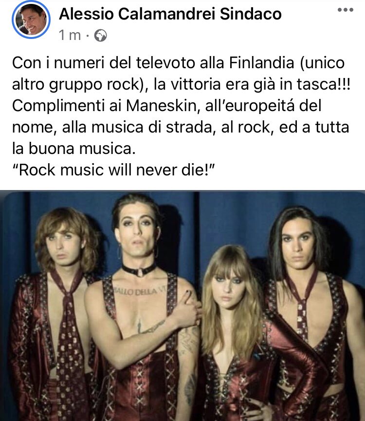 Una bella serata davanti alla tv!
<a href="/thisismaneskin/">MåneskinOfficial</a> <a href="/EurovisionRai/">Eurovision Rai</a> #Eurovision #rock