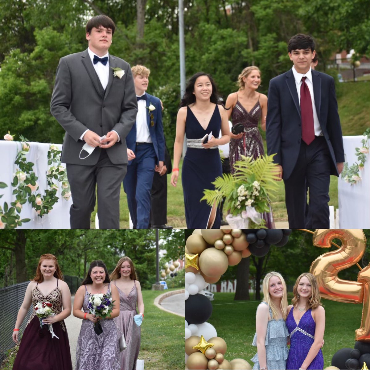 In-person #prom alert! 🥳 So thrilled for our #classof2021 to be able to enjoy this rite of passage tonight. Also proud. Each had to be tested in recent days &amp; provide a negative result or proof of vax. Nothing but ❤️ for these resilient, inspiring young adults. Have fun all!