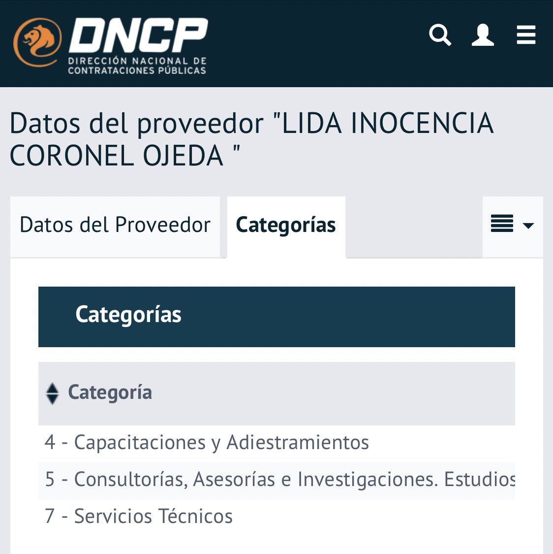 eltruenopy's tweet image. 🔍💰NO ES NETFLIX, ES REALIDAD

Lida Coronel de Duré, comadre de Blas Llano, trabaja en la Defensoría Pública. Gana 23 millones y a la vez se encuentra como proveedora del Estado. Ya ha ganado mas de G. 642.000.000 con gobernaciones e intendencias liberales como “consultora”.