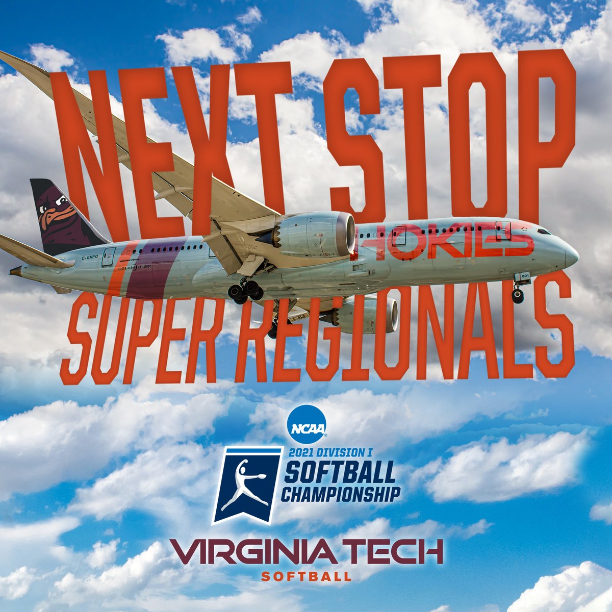 For the second time in program history, we're heading to supers!! 🏆

#ThisIsHome | #Hokies 🦃