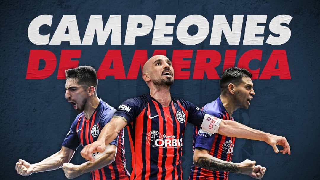 PeniaCASLAlanus's tweet photo. ESTE AÑO TRAEMOS LA COPA Y DAMOS LA VUELTA 🎶
El Ciclón se consagró campeón de la Copa Libertadores de Futsal!! Se convierte en el primer campeón Argentino de la Copa. Gracias por tanta entrega muchachos! 
DALE CAMPEÓN DALE CAMPEÓN ! 💙❤️💙 @CASLAFutsal https://t.co/Izokaq6UuO