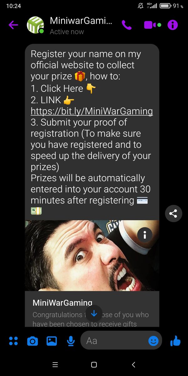 T8Mars's tweet photo. @miniwargaming I think someone on FB is scamming people as you guys. https://t.co/kp6IuOrEDq