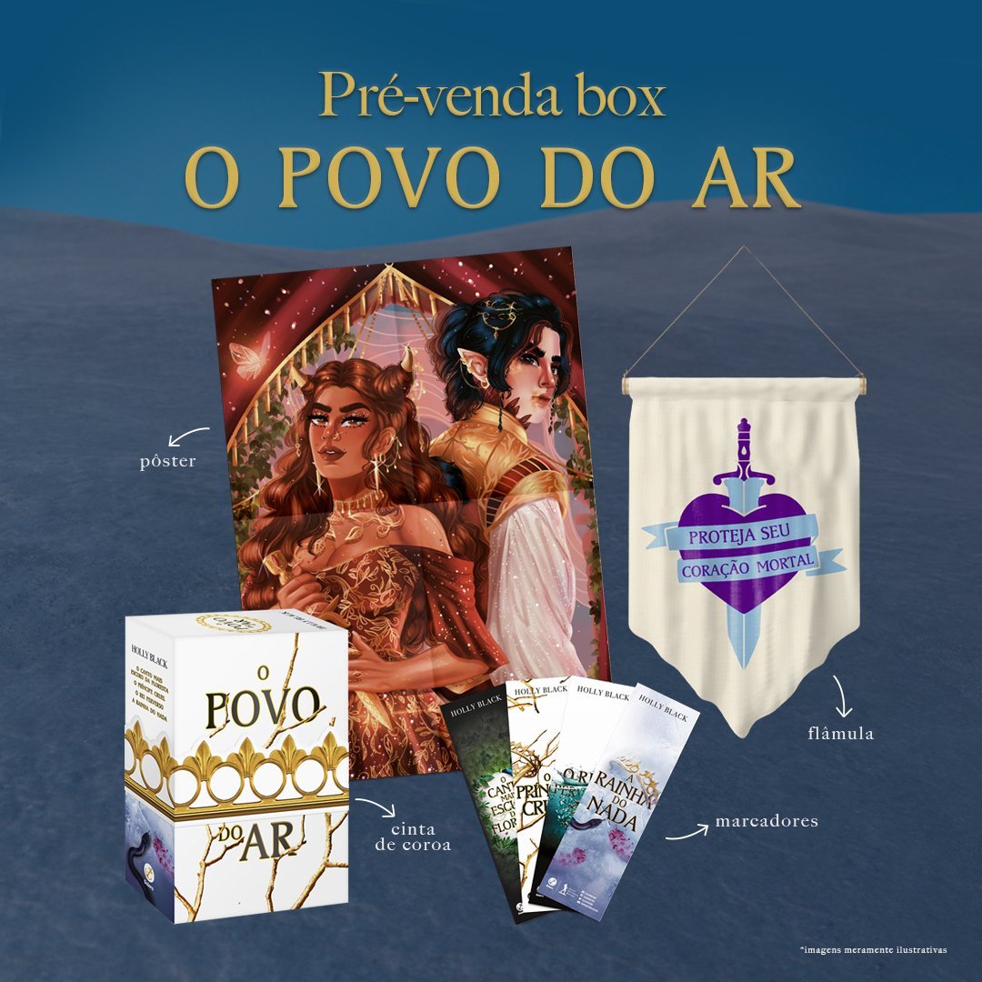 PocketCultura's tweet photo. Oferta - Submarino 🗣
Box O povo do ar + brindes por R$ 127,92 com o cupom GEEKLAND20 + 20% de cashback com o AME
Confira: https://t.co/buD1nPjobi
#opovodoar #hollyblack #galerarecord #judeecardan #feericos https://t.co/CugayOhyyV
