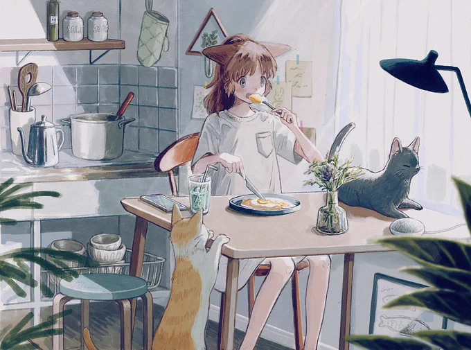 5月の朝 