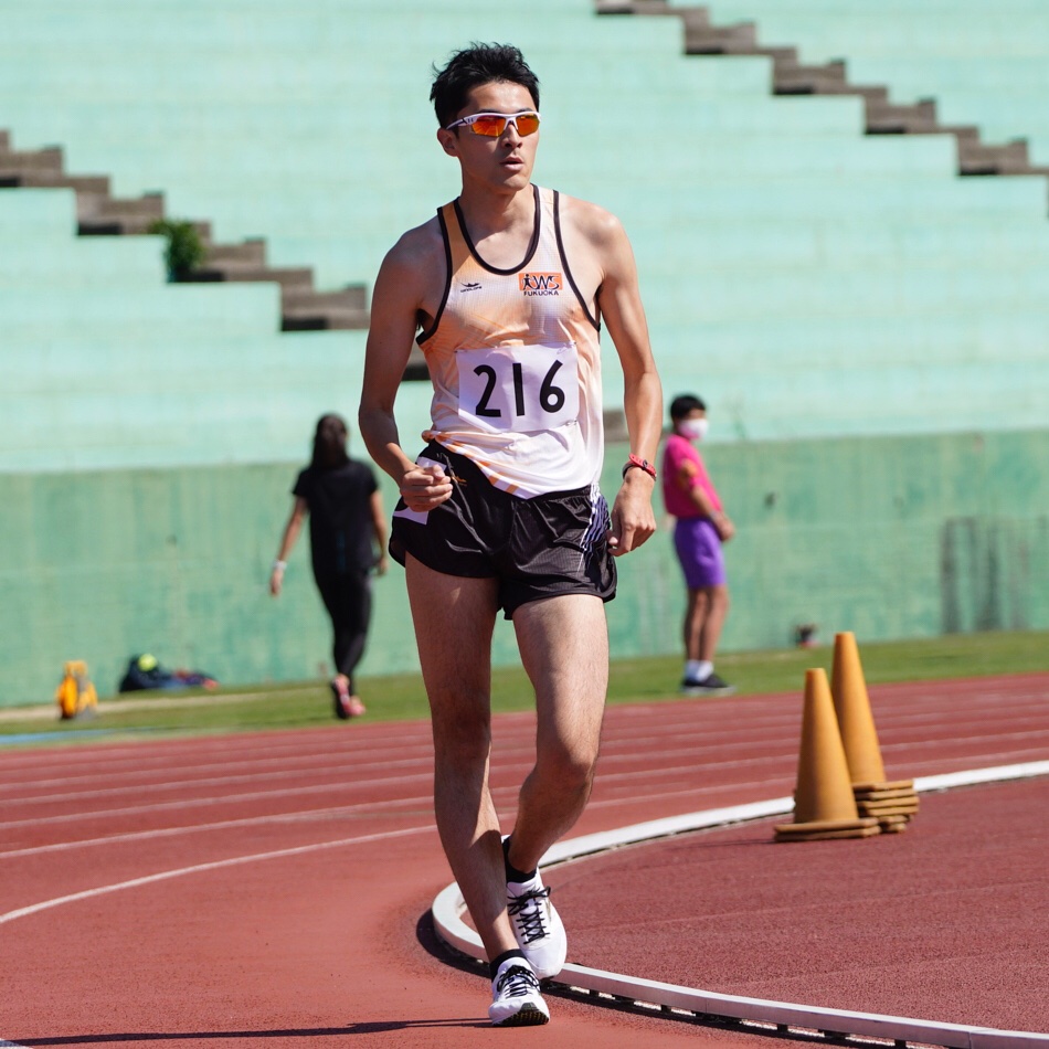 RunPo8's tweet photo. 5000mw
3位 吉永宗一郎さん
(FRWS)
22'47"65
#九州実業団陸上競技会
#FRWS
#福岡競歩 https://t.co/NSJSF6Xnq4