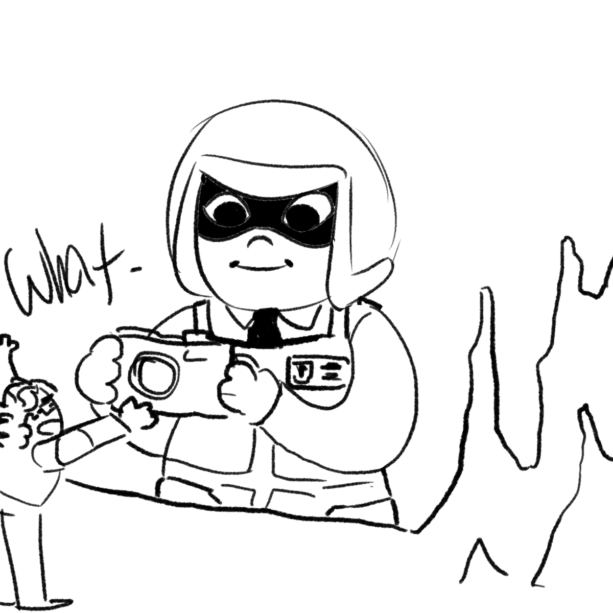 cryptidflavored's tweet photo. benrey boss battle except he looks like his plushie form the entire time #hlvrai https://t.co/WtOZT5pN2X