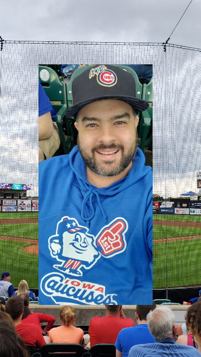 NateGavronsky's tweet photo. Look at all this swag I was able to pick up at the @iowacubsteamstore, can't wait to go cheer on the @iowacubs tonight against #Omaha.  #gocubsgo #IowaRocks https://t.co/tGk4pICrNQ