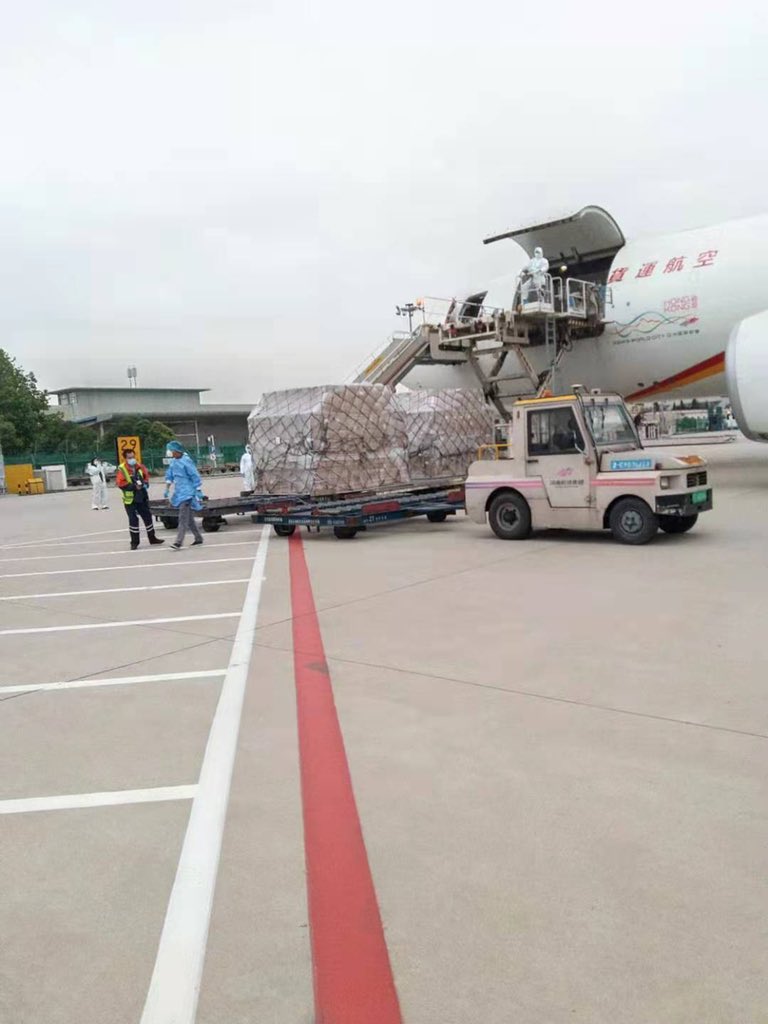 Benioff's tweet image. Our 2nd relief aircraft on its way to India! @Salesforce and @vkhosla partnered with @GiveIndia to deliver this 2nd plane of much needed oxygen concentrators. Our hearts continue to be with our brothers &amp;amp; sisters in India. May they all be protected, healed, &amp;amp; blessed! ❤️🇮🇳🙏