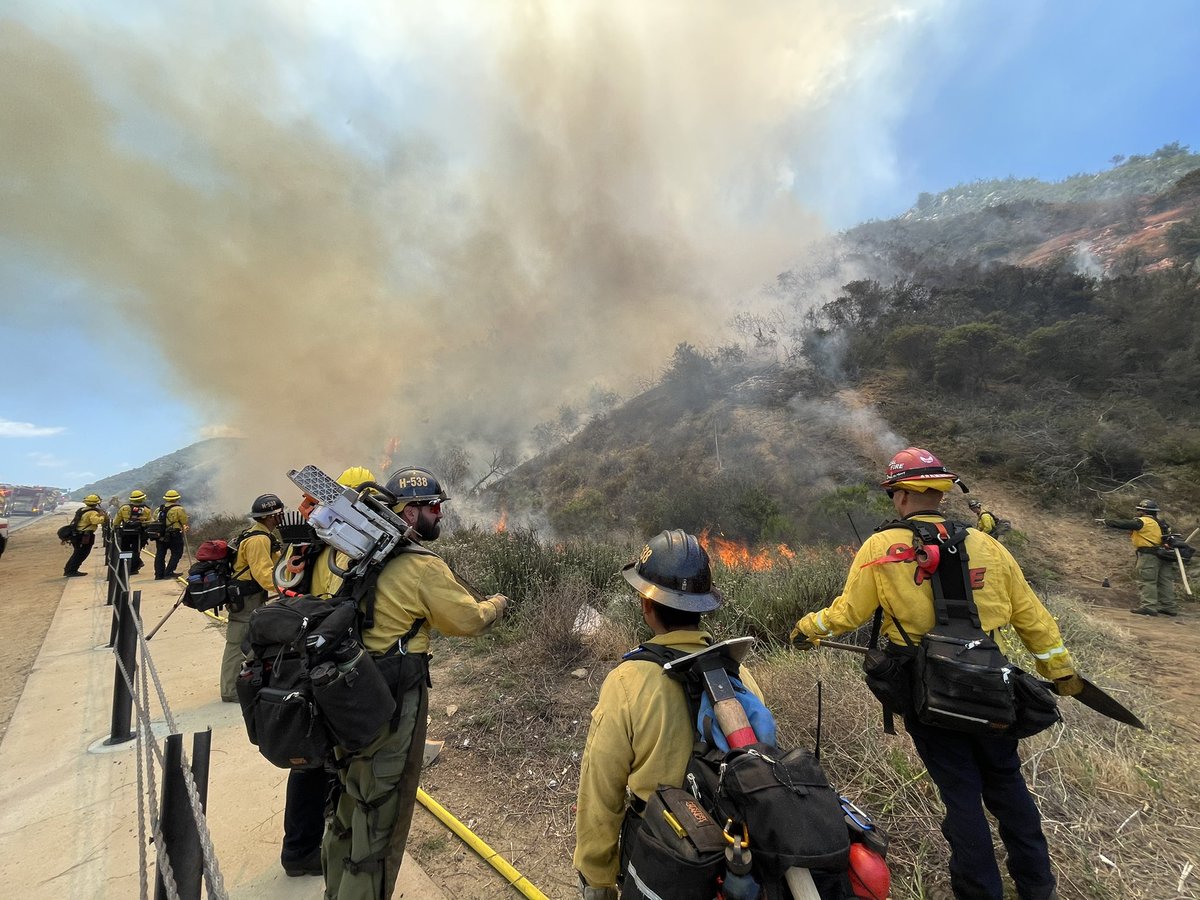 fila_michael's tweet image. From the #DeerFire earlier today.